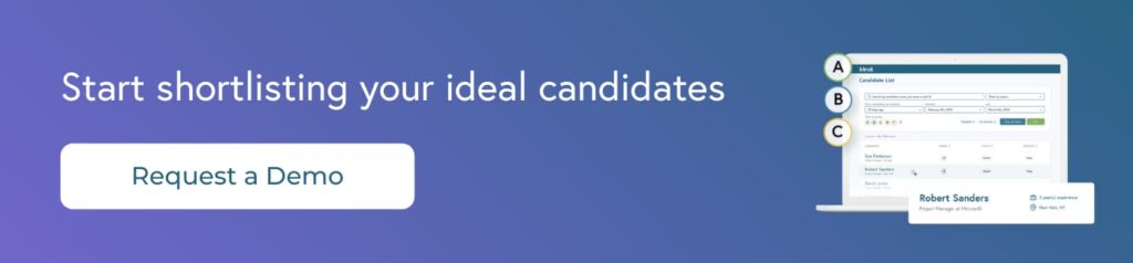 RAD banner Start shortlisting your ideal candidates